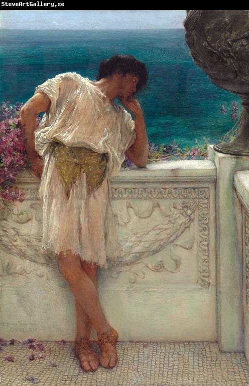 Alma-Tadema, Sir Lawrence The Poet Gallus Dreaming (mk23)